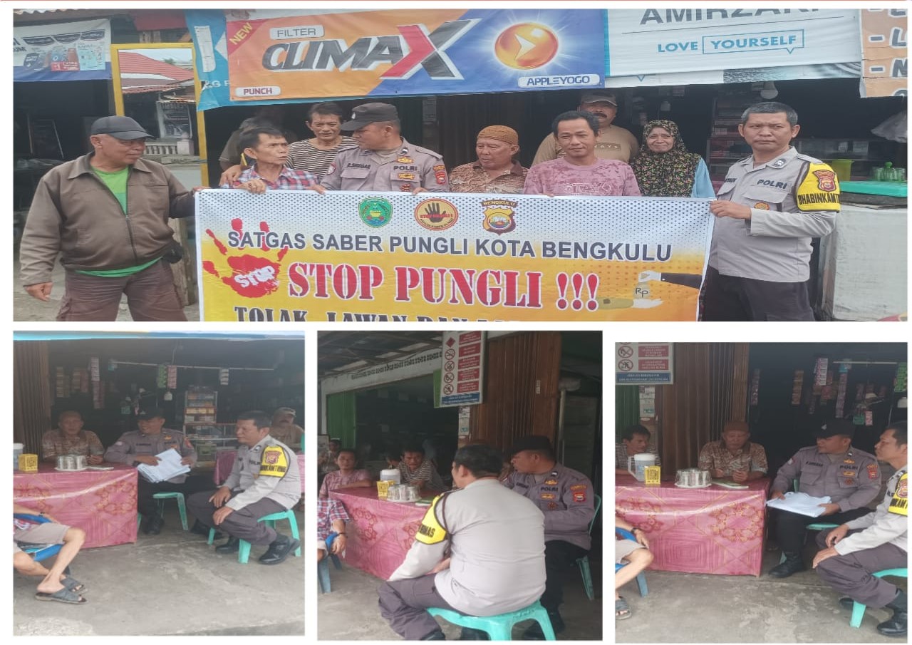 Polsek Teluk Segara Gelar Kegiatan Satgas Saber Pungli 