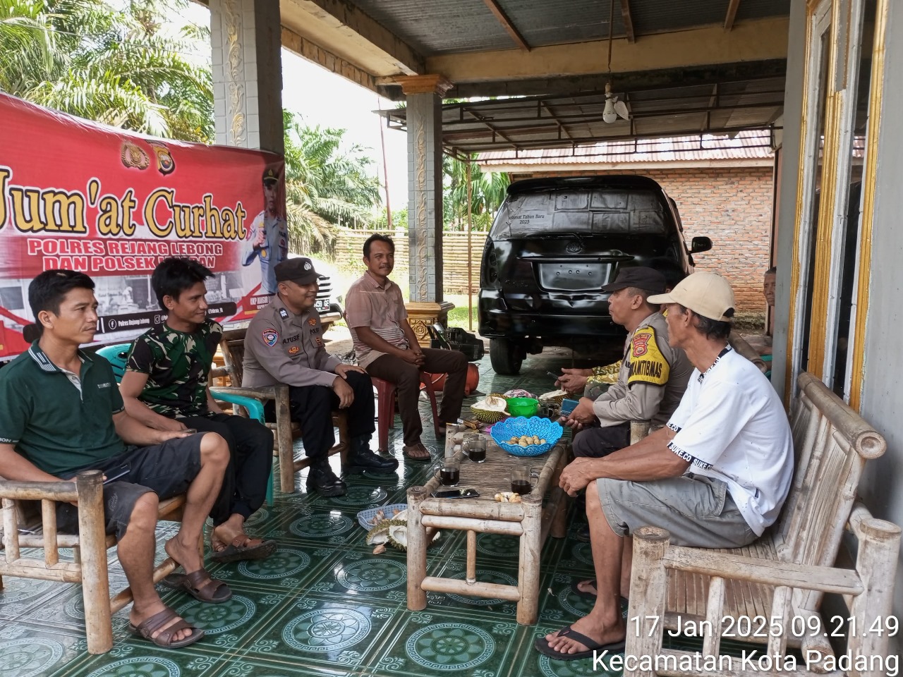 Polsek Kotapadang Gelar Jumat Curhat dengan Warga Desa Lubuk Mumpo