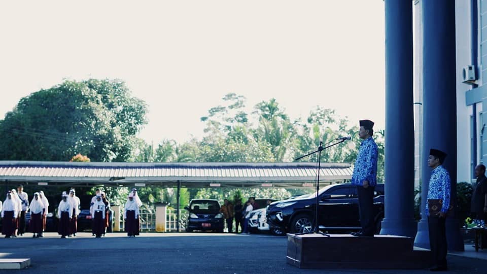 Upacara Hardiknas di Bengkulu Tengah