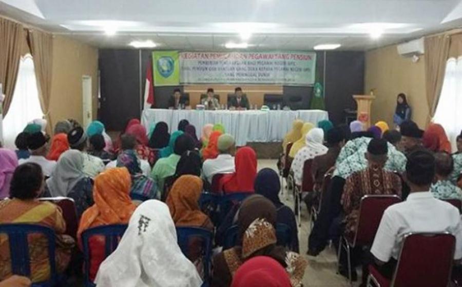 134 Pegawai Negeri Sipil (PNS) pensiun dari Pemkot Bengkulu