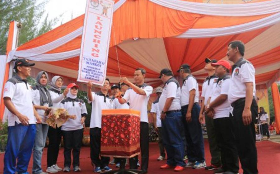 Launching tahapan pemilihan Walikota Bengkulu dan Wakil Walikota untuk tahun 2018
