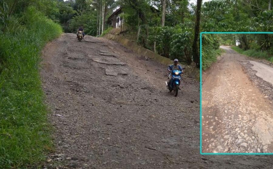 kondisi jalan rusak
