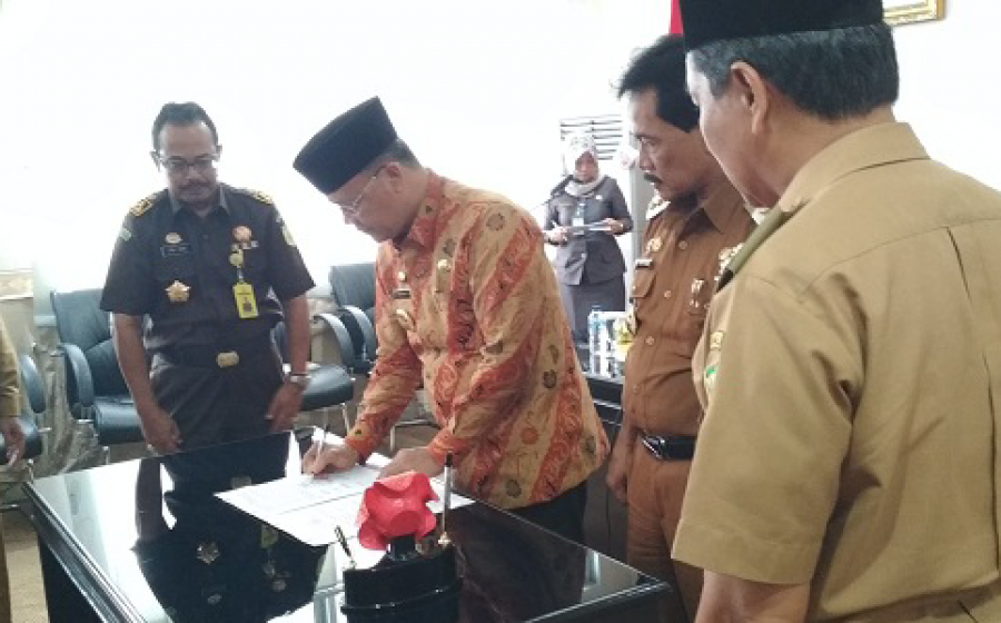 Aset dan lahan TAHURA telah diserahkan sepenuhnya ke pemkab Benteng