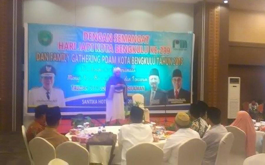 peringati Ulta Bengkulu PDAM Gelar Family Gathering 