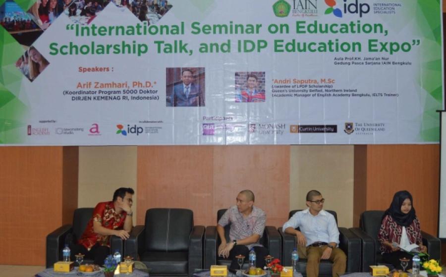 International Seminar On Education, Scholarship Talk, And IDP Education Expo
