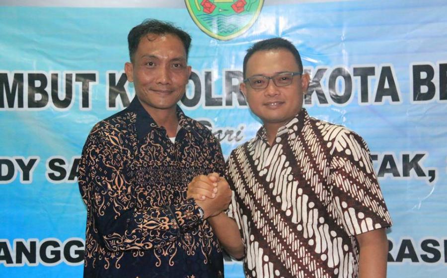 AKBP Prianggodo Heru Kun Prasetyo, S.IK dan AKBP Ady Savart Simanjuntak, S.H S.IK 