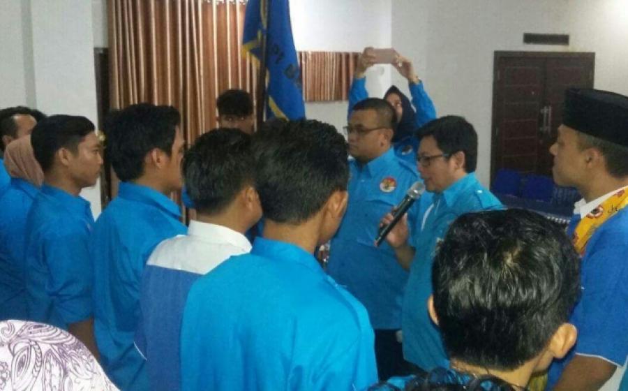 KNPI kubu Febri Yudirman berdasarkan informasi dari KNPI versi Batara Yudha telah menggelar musda dan pelantikan (Foto : istimewa)