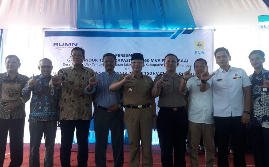 Rangkaian kegiatan Peresmian Gardu Induk 150 kV Kapasitas 2x60 MVA Pulau Baai dan Saluran Udara Tegangan Tinggi (SUTT) 150 KV Curup - Pulau Baii 
