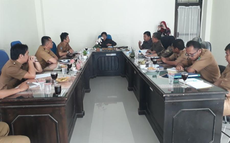 Komisi III DPRD Benteng Saat hearing Bersama OPD Benteng