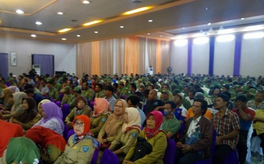 373 linmas dikerahkan untuk pengamanan pilwakot 2018