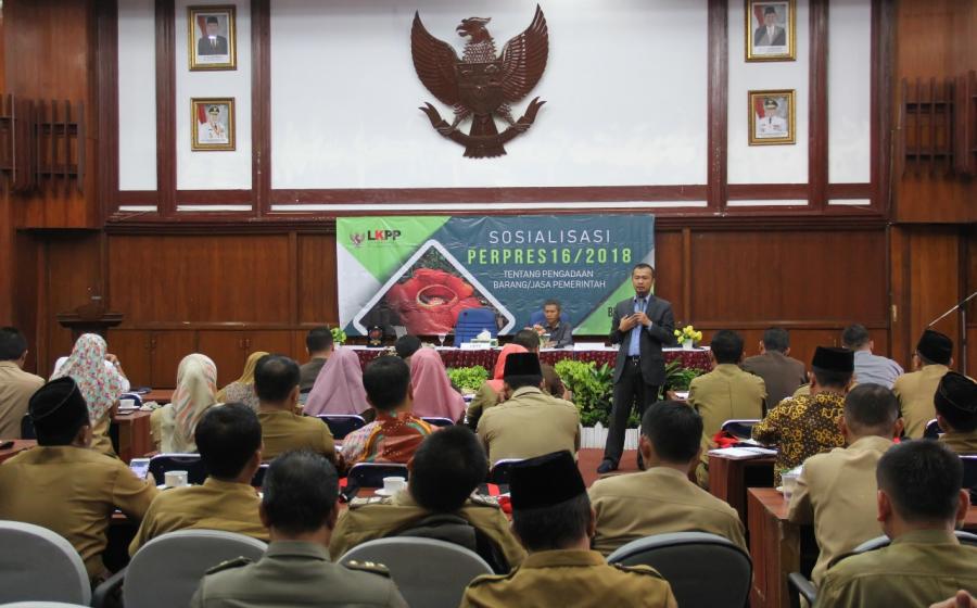 Plt Gubernur Bengkulu Buka Sosialisasi Perpres