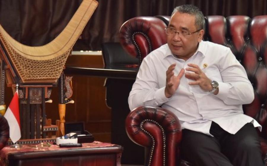 Menteri Desa, Pembangunan Daerah Tertinggal, dan Transmigrasi ( Mendes PDTT) Eko Putro Sandjojo 