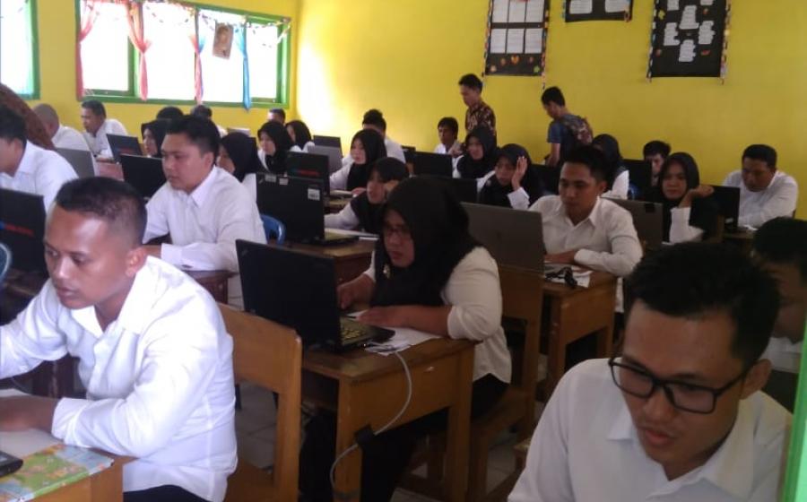 suasana tes CPNS SKB Kab. kaur