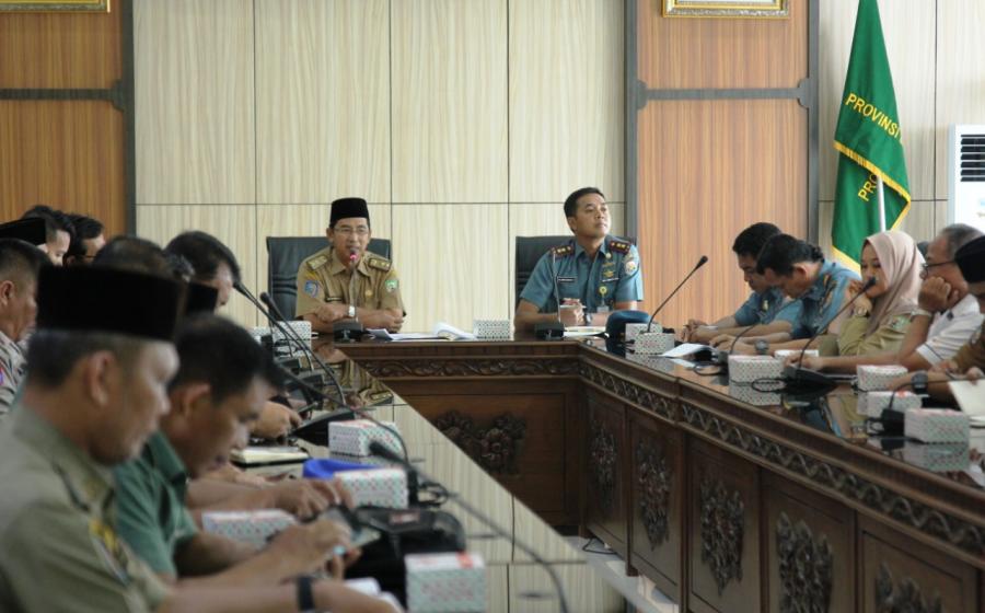 Rapat Finalisasi Bengkulu Triathlon 2018 di Ruang Rapat Lantai III Kantor Gubernur Bengkulu