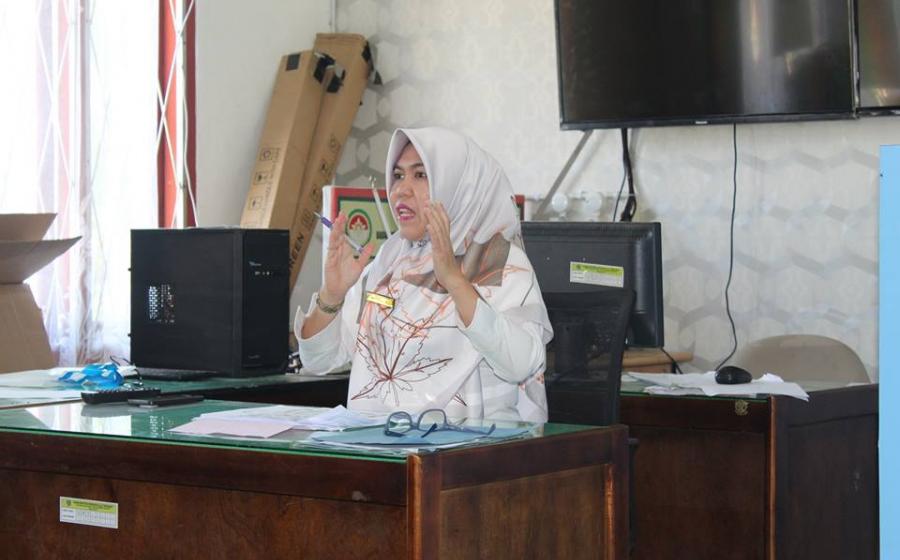 kabid dinas komunikasi dan informasi , Lily Kartika Sari, M,Si