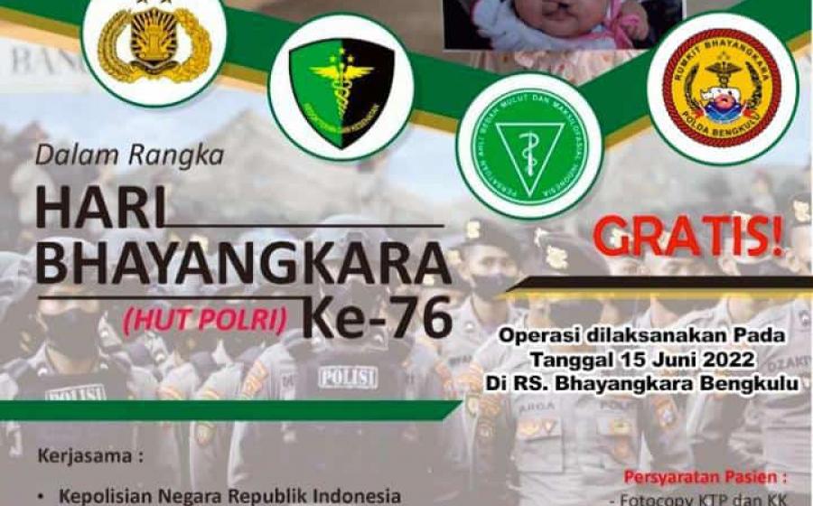 Operasi Bibir Sumbing Gratis