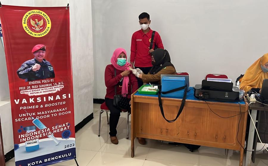 Binda Bengkulu Terus Mendorong Terbentuknya Herd Immunity Melalui Percepatan Vaksinasi