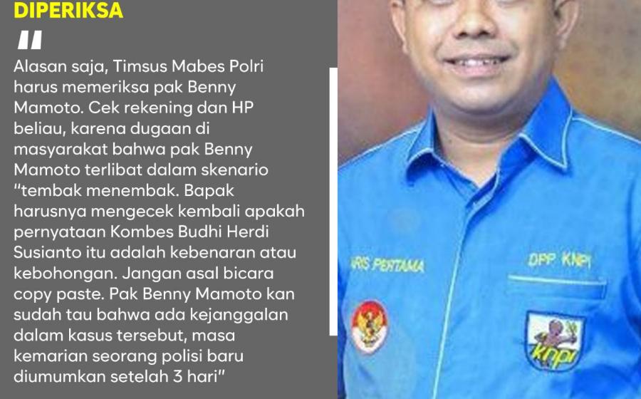Bela Mahfud, Ketum KNPI Kritik Balik Pernyataan Bambang Pacul