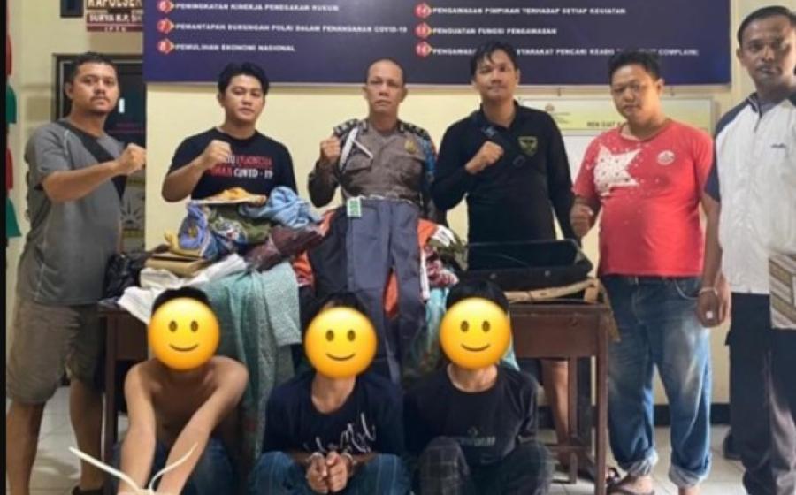3 Remaja Terlibat Curat Puluhan Juta Diamankan Polsek Kampung Melayu