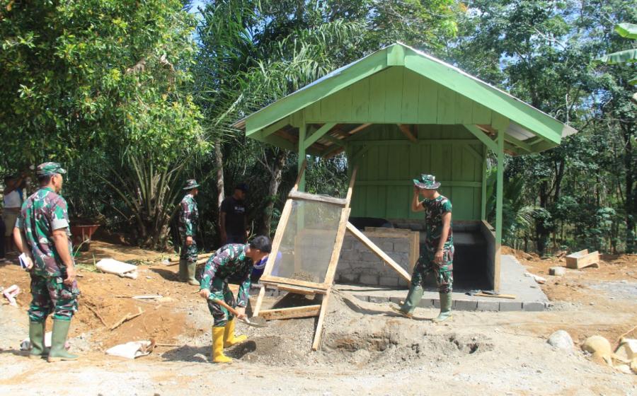 Sasaran Pos Kamling TMMD 114 Siap di Fungsikan