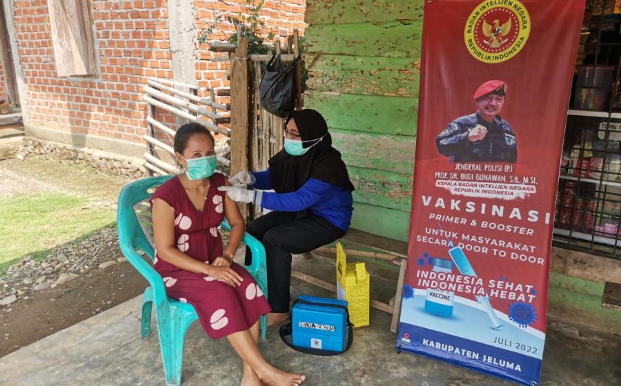 Maksimalakan Capaian Vaksinasi, Binda Bengkulu Gencarkan Vaksinasi Door To Door