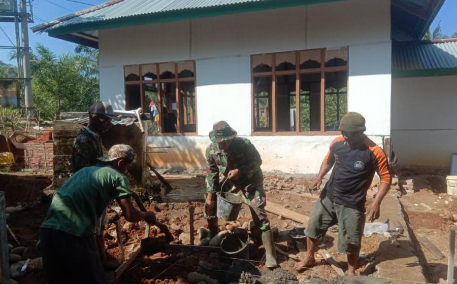 Rehab Masjid TMMD 114 Sudah Capai 80 Persen