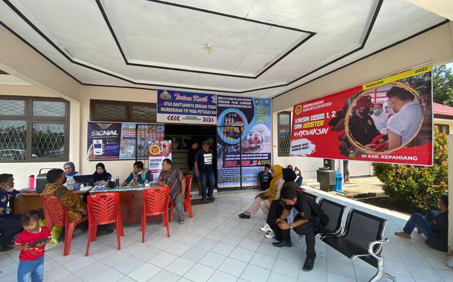 Cegah Lonjakan Kasus Covid-19, Binda Bengkulu Gelar Vaksinasi Serentak di Seluruh Kab/Kota