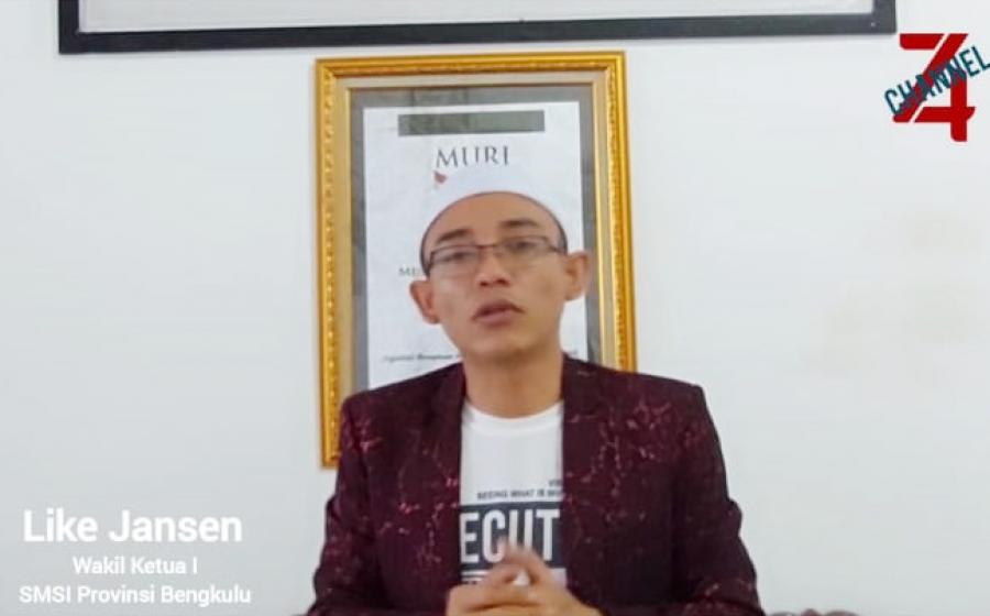 Wakil Ketua I Serikat Media Siber Indonesia (SMSI) Bengkulu, Like Jansen
