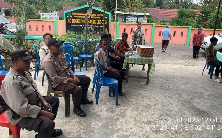 Polsek Sindang Kelingi Gelar Pengamanan Perayaan Dharmasanti Waisak 2567 Tahun 2023