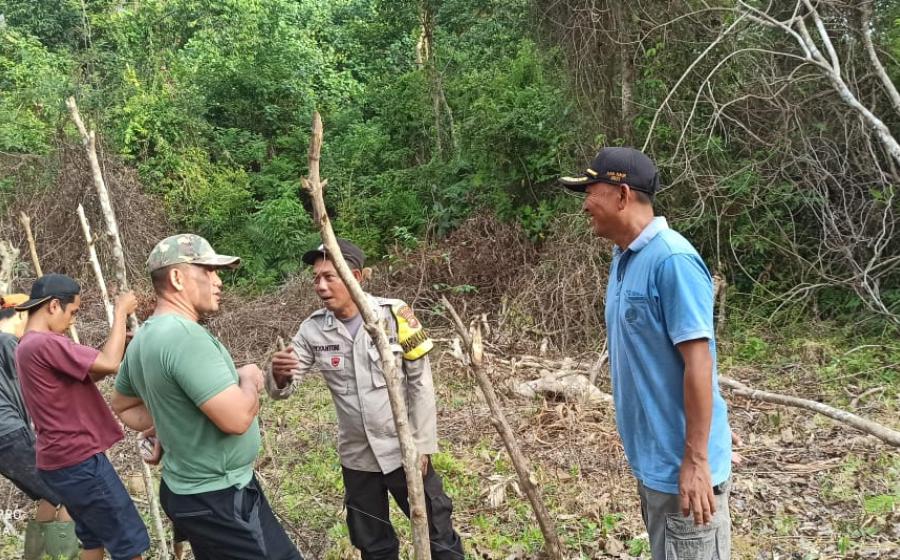Problem Solving, Polsek Kaur Selatan Damaikan Perselisihan Tapal Batas Warga