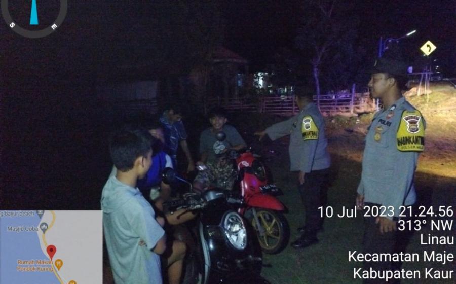 Antispasi 3C, Polsek Maje Patroli KRYD Sampaikan Imbauan Kamtibmas