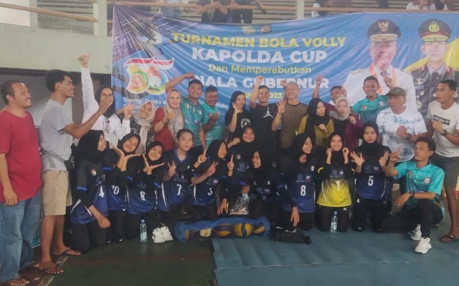 Tim Voly Putri Mukomuko Melaju ke Babak Pada Turnament Kapolda Cup 2023