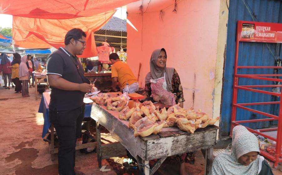 Unit Reskrim Polsek Padang Jaya Kring Serse dan Dialogis Di Pasar Pekan