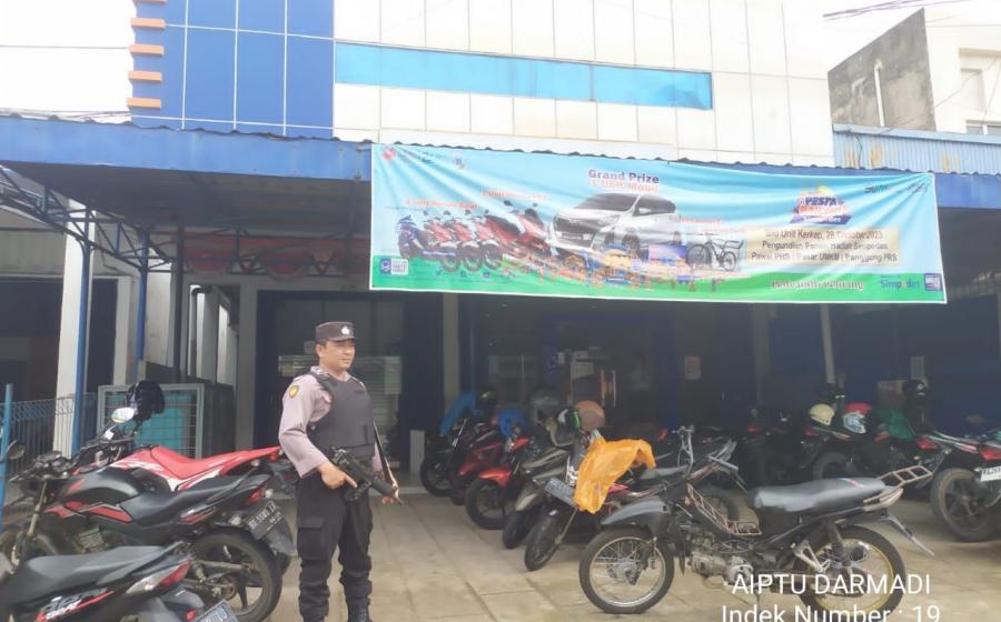 Polsek Ketahun Pam Obvit Bank BRI, Ciptakan Rasa Aman dan Nyaman Saat Bertransaksi