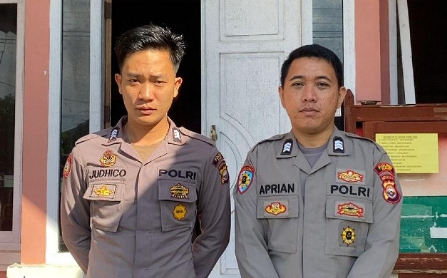 Siap Siaga, Personel Polres Kaur Patroli Pengamanan di Kantor Bawaslu  