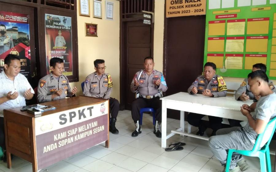 Tingkatkan Keimanan, Polsek Kerkap Rutin Laksanakan Giat Binrohtal