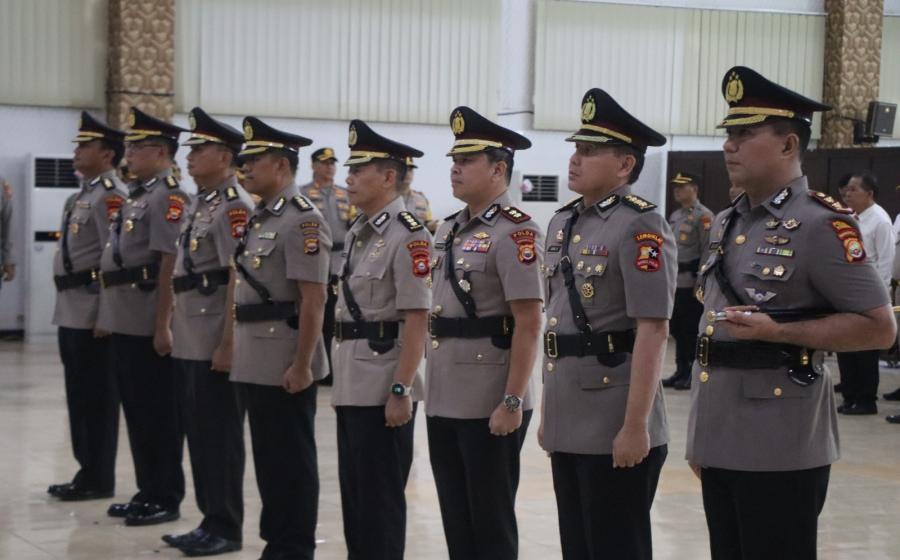 Kapolda Bengkulu Pimpin Sertijab 3 PJU Dan Kapolresta Bengkulu