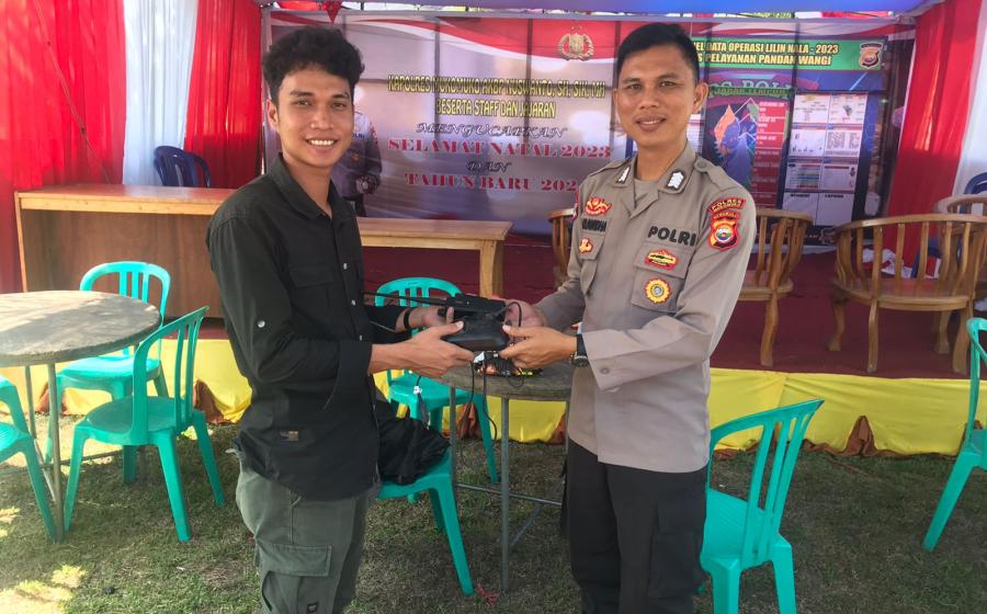 Permudah Komunikasi Pada Operasi Lilin Nala 2023, Satgas Banops Pasang Radio Rix di Tiap Pospam