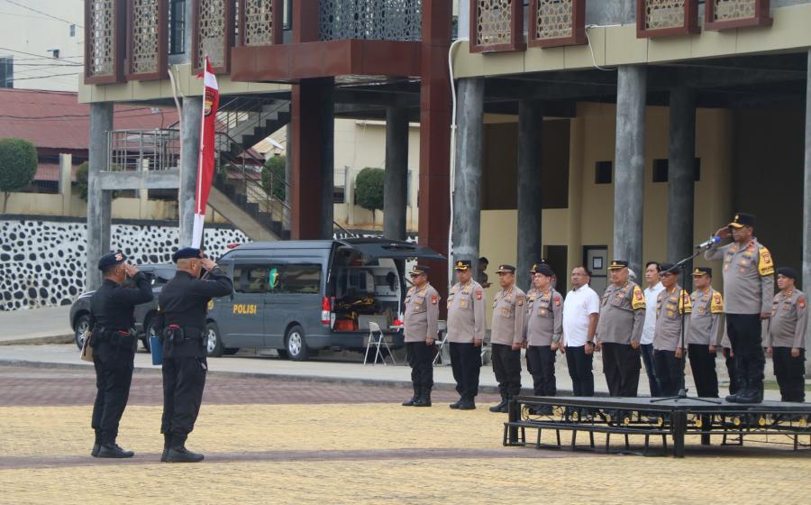 Pimpin Apel Siaga, Wakapolda Bengkulu : Personel Selalu Siap Siaga Jelang Nataru dan Pemilu 2024