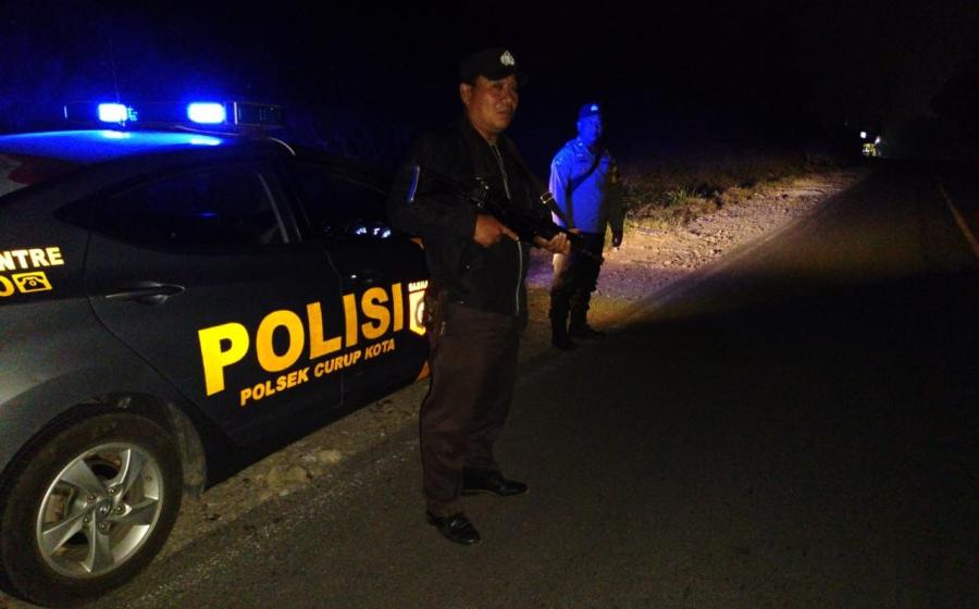 Antisipasi Tindak Pidana 3C, Polsek Curup Lakukan Patroli Malam