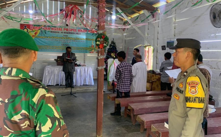 Ciptakan Situasi Aman dan Kondusif dalam Pelaksanaan Ibadah, Polsek Kaur Selatan Lakukan Pengamanan di Gereja