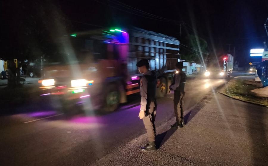 Cegah Kejahatan Malam Tahun Baru, Personel Sat Samapta Polres Kaur Patroli Presisi 