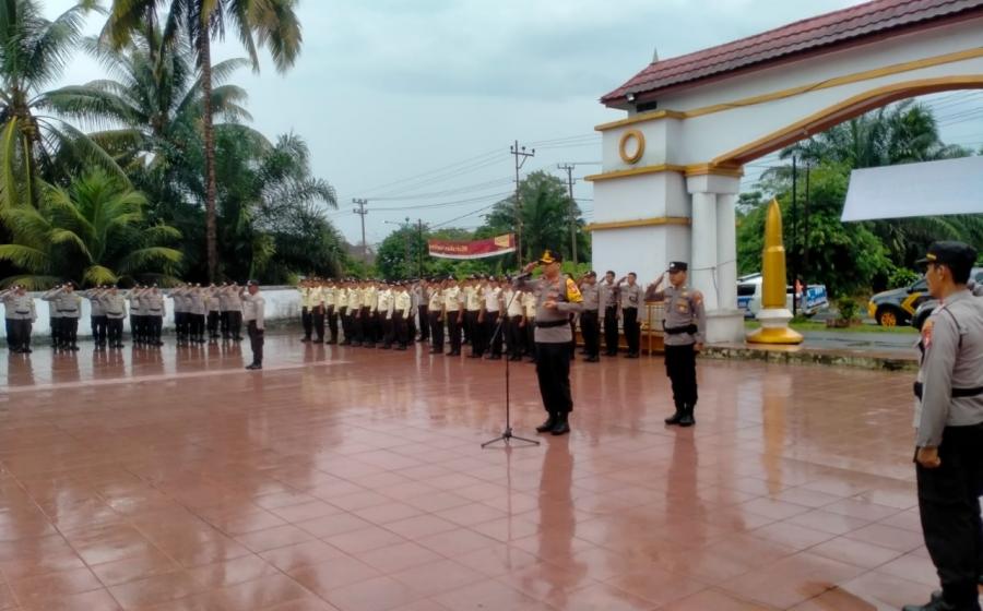 HUT ke 43 Satpam, Kapolres Bengkulu Utara Pimpin Upacara Ziarah dan Tabur Bunga di TMP Ratu Samban