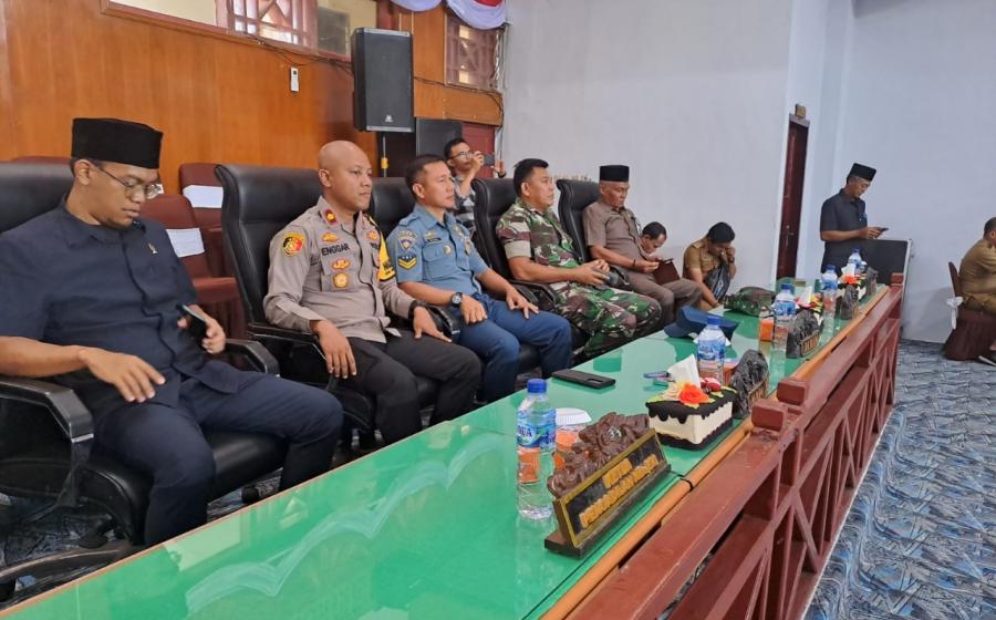 Wakapolres Kaur Hadiri Rapat Paripurna Penyampaian Rancangan Jadwal Masa Persidangan Kesatu Tahun 2024