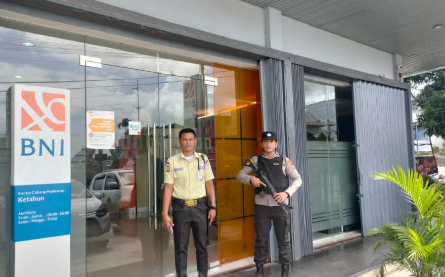 Laksanakan PAM Bank, Salah Satu Tugas Pokok Polri Berikan Pelayanan kepada Masyarakat