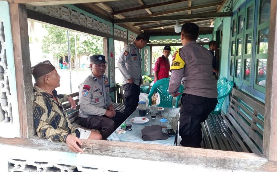 Patroli Dialogis, Polsek Maje Sampaikan Imbauan Cipta Kamtibmas Kondusif Jelang Pemilu 2024