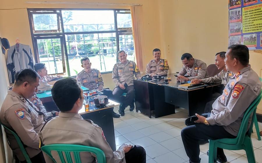 Lakukan anev Kasat Binmas Berikan Penekanan kepada Anggota Terkait Netralitas Pemilu