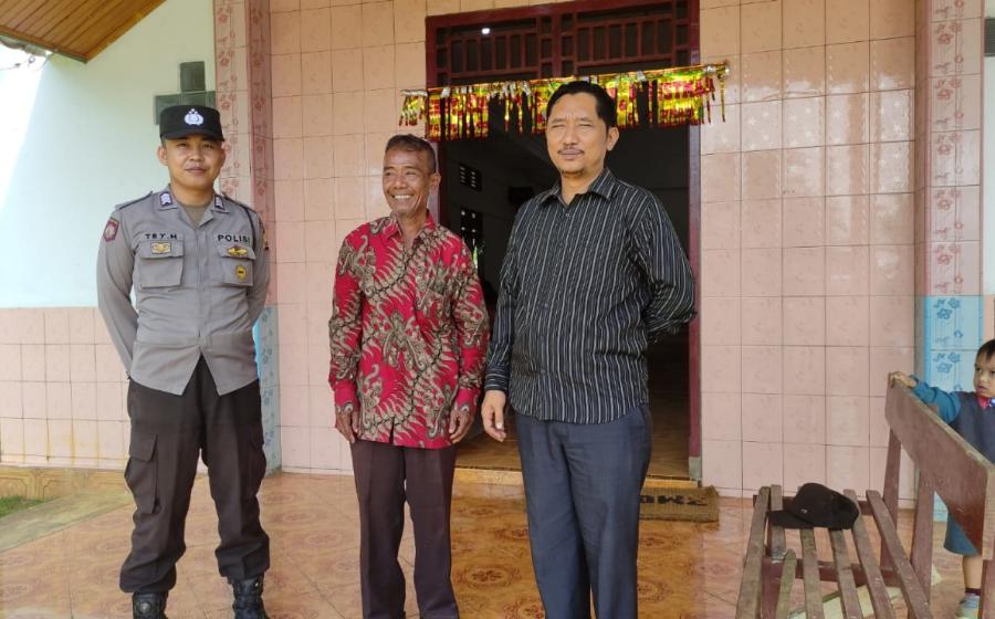 Polsek Giri Mulya Pastikan Keamanan, Kegiatan Ibadah Minggu di Gereja