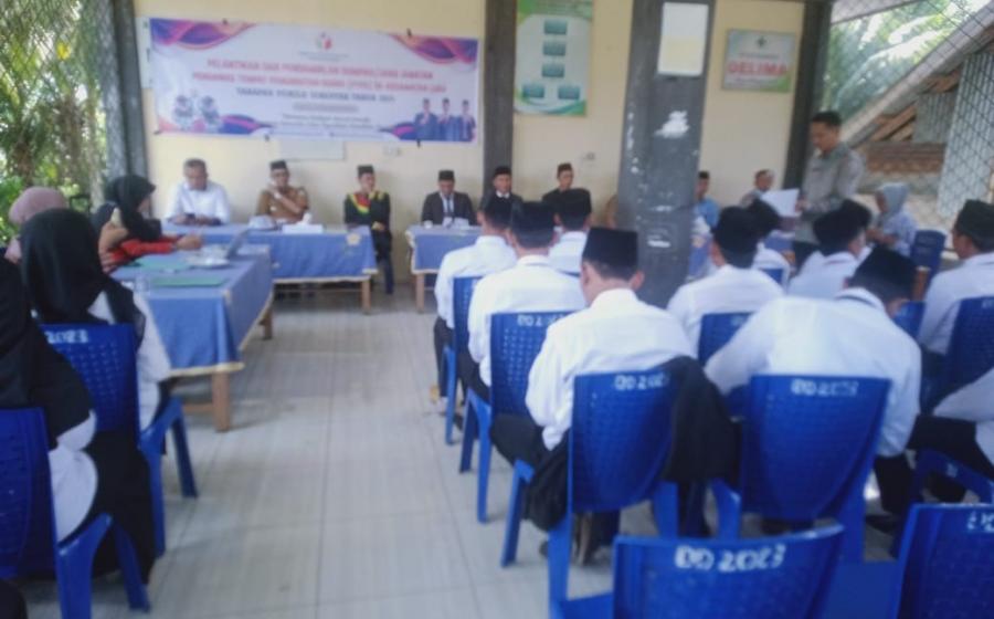 Hadiri Pelantikan PTPS, Polsek Kaur Tengah Berharap PTPS Bekerja dengan Penuh Tanggung Jawab  