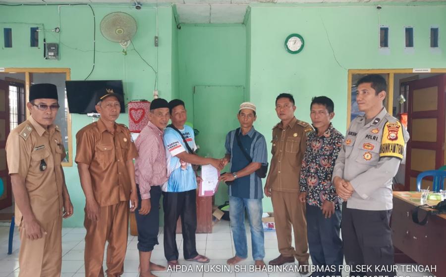 Problem Solving, Bhabinkamtibmas Polsek Kaur Tengah Mediasi Kasus Terkait Sengketa Tanah Warisan 